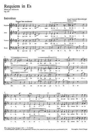 Rheinberger: Requiem in Es (Op.84; Es-Dur)