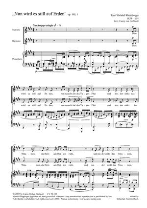 Rheinberger: Drei Duette op. 103