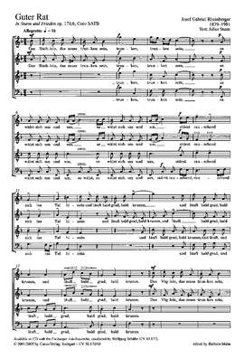 Rheinberger: Guter Rat (Op.170 no. 6; FDur)