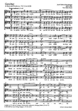 Rheinberger: Gewitter (Op.170 no. 7; f-Moll)
