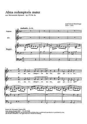 Rheinberger: Alma redemptoris mater (Op.171 no. 2a; F-Dur)