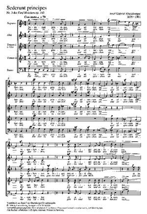 Rheinberger: Sederunt principes (Fürsten beraten sich) (Op.163 no. 3; F-Dur)