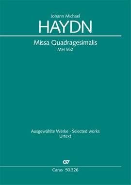 Haydn: Missa Quadragesimalis (MH 552; aMoll)