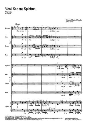 Haydn: Veni Sancte Spiritus (MH 161; G-Dur)
