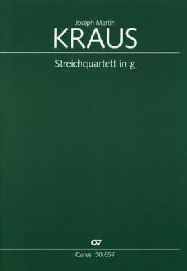 Kraus: Streichquartett in g (VB 183(op. 1 no. 3); gMoll)