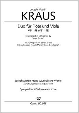 Kraus: Duo für Flöte und Viola (VB 158)