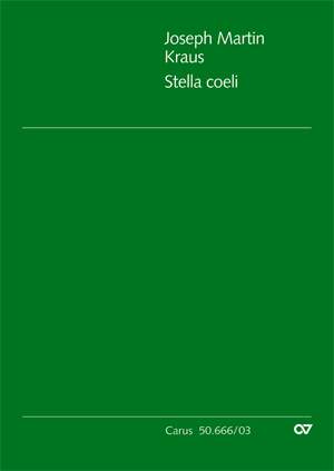 Kraus: Stella coeli (VB 10; CDur)