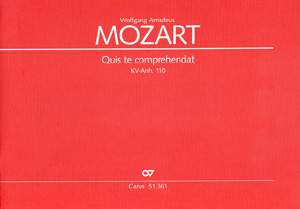 Mozart: Quis te comprehendat (Anh. 110; Es-Dur)