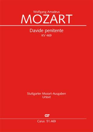 Mozart: Davide penitente (KV 469)