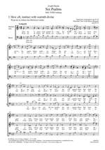Haydn: Sechs Psalmen Hob. XXIII Anhang Product Image