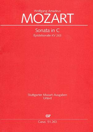 Mozart: Sonate in C (KV 263; C-Dur)
