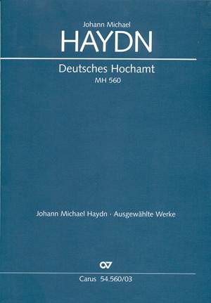 Haydn: Deutsches Hochamt (MH 560)