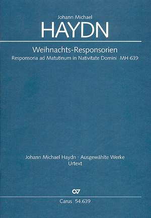 Haydn, M.: Weihnachtsresponsorien