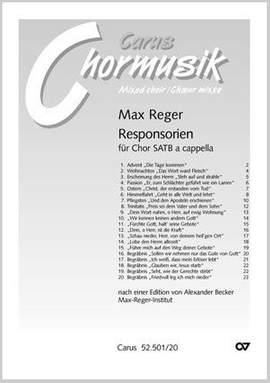Reger: 20 Responsorien (dt)