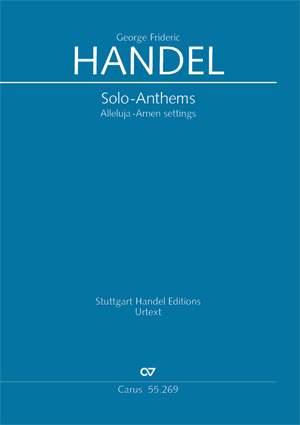 Händel: Solo-Anthems. Alleluja-Amen settings