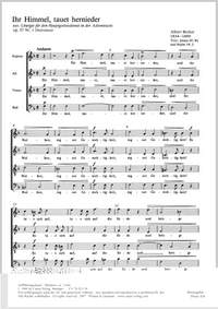 Becker: Ihr Himmel, tauet hernieder (Op.57 no. 1; FDur)