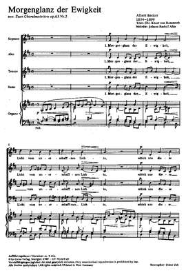 Becker: Morgenglanz der Ewigkeit (Op.63 no. 2)