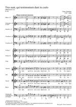 Schubert: Tres sunt, qui testimonium dant in coelo (D 181; a-Moll) Product Image
