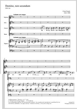 Franck: Domine non secundum (FWV 66; hMoll)
