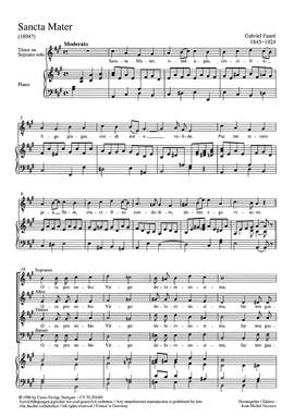 Fauré: Sancta Mater (ADur)