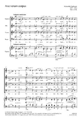 Guilmant: Ave verum corpus (CDur)