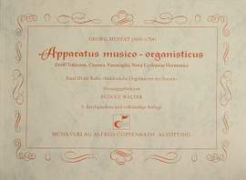 Muffat: Apparatus musicoorganisticus