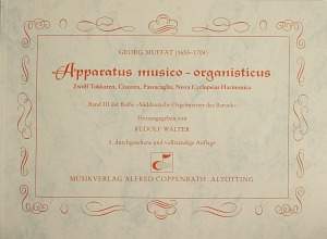 Muffat: Apparatus musicoorganisticus