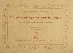 Pasterwitz: 24 Fugen für Orgel