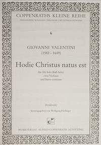 Valentini: Hodie Christus natus est