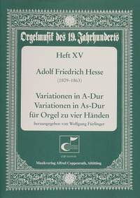 Hesse: Variationen für Orgel zu vier Händen