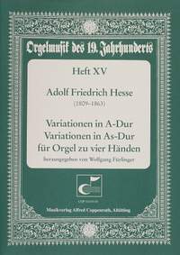 Hesse: Variationen für Orgel zu vier Händen