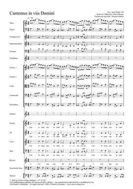 Gabriel: Cantemus in viis Domini