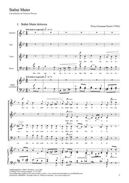 Kuntz: Stabat Mater