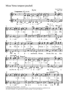 Halmos: Missa Verna tempore paschali (BDur)