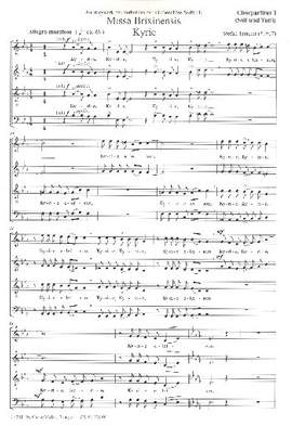 Trenner: Missa Brixinensis