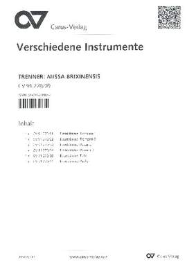 Trenner: Missa Brixinensis: Orchestral Brass & Percussion