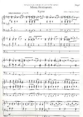 Trenner: Missa Brixinensis: Orchestral Organ
