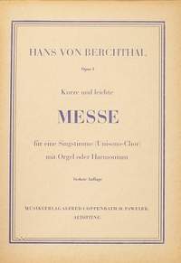 Berchthal: Kurze und leichte Messe