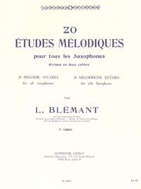 L. Blemant: 20 Etudes Melodiques 1