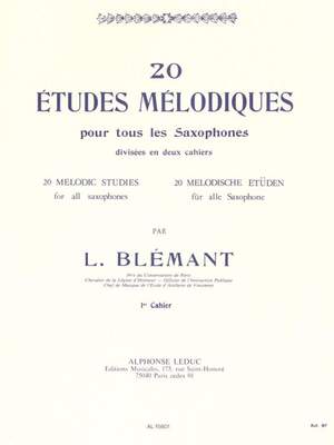 L. Blemant: 20 Etudes Melodiques 1