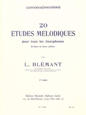 L. Blemant: Studi Melodici (20) Vol. 2