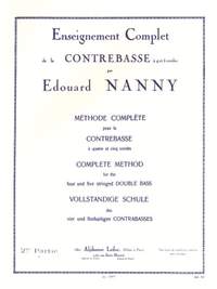 Edouard Nanny: Méthode Complète pour la Contrebasse - 2me Partie