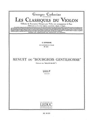 Jean-Baptiste Lully: Menuet du Bourgeois