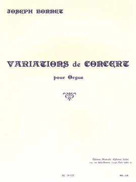 Bonnet: Variations De Concert