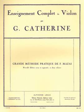 Jacques-Féréol Mazas: Grande Methode complète, Vol.1