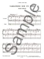 Marcel Dupré: Variations Sur un Noël pour grand-orgue, Op.20 Product Image