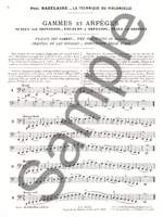 Paul Bazelaire: Cello Method - Scales And Arpeggios, Volume 1 Product Image