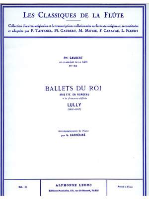 Jean-Baptiste Lully: Ariette en Rondeau