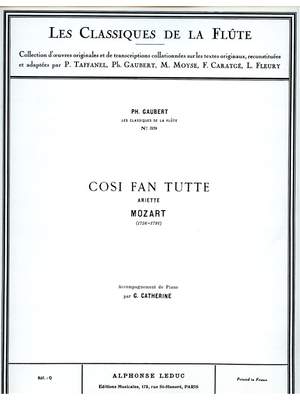 Wolfgang Amadeus Mozart: Così Fan Tutte - Ariette