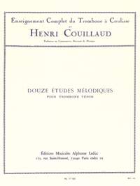 Henri Couillaud: 12 Mélodiques pour Trombone Ténor